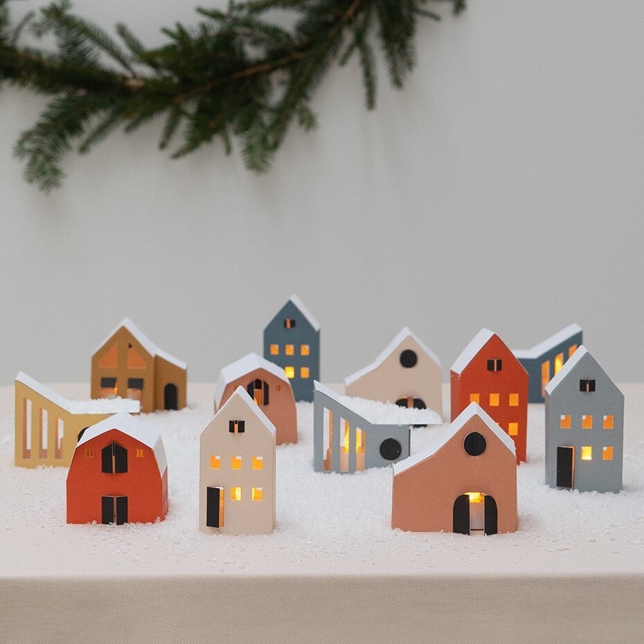 ペーパークラフト クリスマス 家 建物 キット｜JURIANNE MATTER